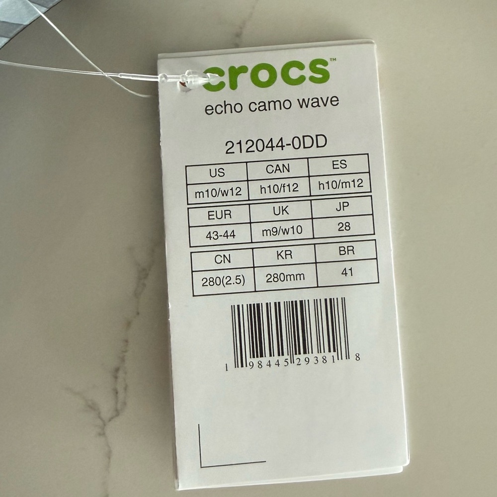 NWT Crocs Echo Camo Wave - Picture 6 of 6